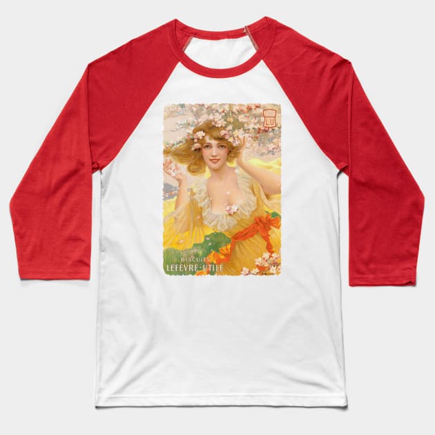 Fleurs de Printemps Baseball T-Shirt by UndiscoveredWonders